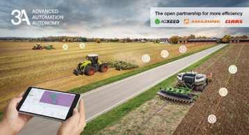 Claas AgXeed und Amazone grnden den ersten Autonomie-Verbund und prsentieren Lsungen fr die hochautomatisierte bis autonome Feldarbeit.