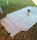 Wie eine Luftmatratze schauen die Winbag-Wasservorratstanks aus, hier ein kleines Messemodell.