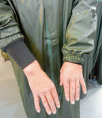 Neoprenbündchen verhindern
bei Regenmänteln von
Kreisel den Wassereintritt
am Ärmelbund.