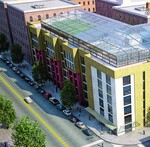 Abbildung 1: Urbanes Gewächshaus
auf einer Schule in Manhatten NY