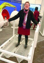 Kein Trampolin, sondern der
Stabilitätstest für das Hs2-System
von Novavert