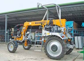 Geräteträger von Mazzotti; man setzt auf
Schlagkraft.