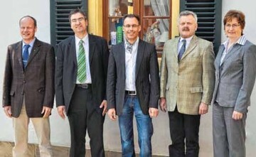 Das Expertenteam Sonderkulturen
von BayerCropScience in
Deidesheim