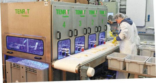 Tenrit Plus gilt als
leistungsst�rkste Sch�lmaschine
der Welt.