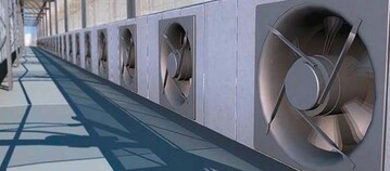 Bei ModulAIR sorgen Ventilatoren fr
ein perfektes Gewchshausklima.
