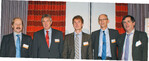 Mit Daten zur europäischen Gemüse-Produktion und -Nachfrage befassten sich (v.l.n.r.)
Dr. Hans-Christoph Behr, Helwig Schwartau, Dietmar Pech-Lopotta, Christian Alter und Rudy
van der Stappen.