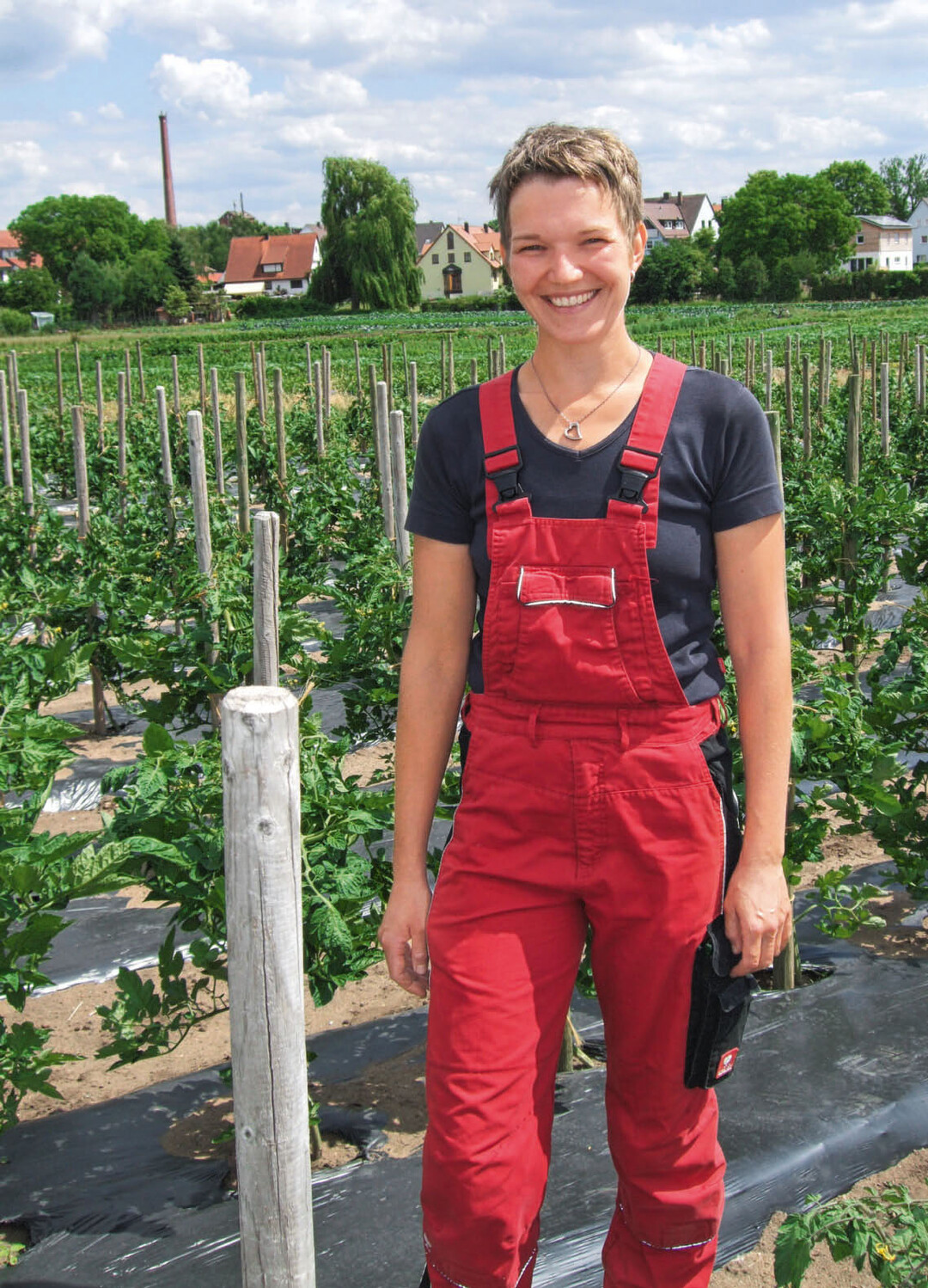 TiTelThema 10 3/2016 Fotos: Schneider Birgit Meier, Nürnberg-Buch, leitet ihren Gemüsebaubetrieb und zusätzlich den Verband der Gärtnermeister im Knoblauchsland.