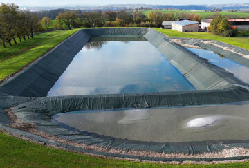 Das neu erstellte Speicherbecken fasst 30.000?m3 Wasser.