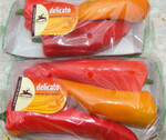 Die Bio-Paprika „Delicato“ wird in attraktivem Rot und Gelb angeboten; süßer Geschmack und gute Verdaulichkeit zählen mit zu den Eigenschaften.