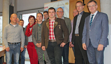 Sie bereiteten den Industriegemsetag vor und referierten (v.l.): Andreas Herr, Oskar Kre, Markus Gttl, Angela Vaas, Daniela Gleiner, Florian Hageneder, Hubert Eckert, Josef Hofmeister, Heinz Peter Frehn, Winfried Strau, Christoph Freitag und Gerd Sander