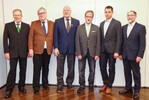 Vorstandsmitglieder (v.l.): Gerhard Kiemle, Willi Böck, Heiner Wischendorff, Ralf Mergenthaler, Stefan Scherzer und Dieter Weiler