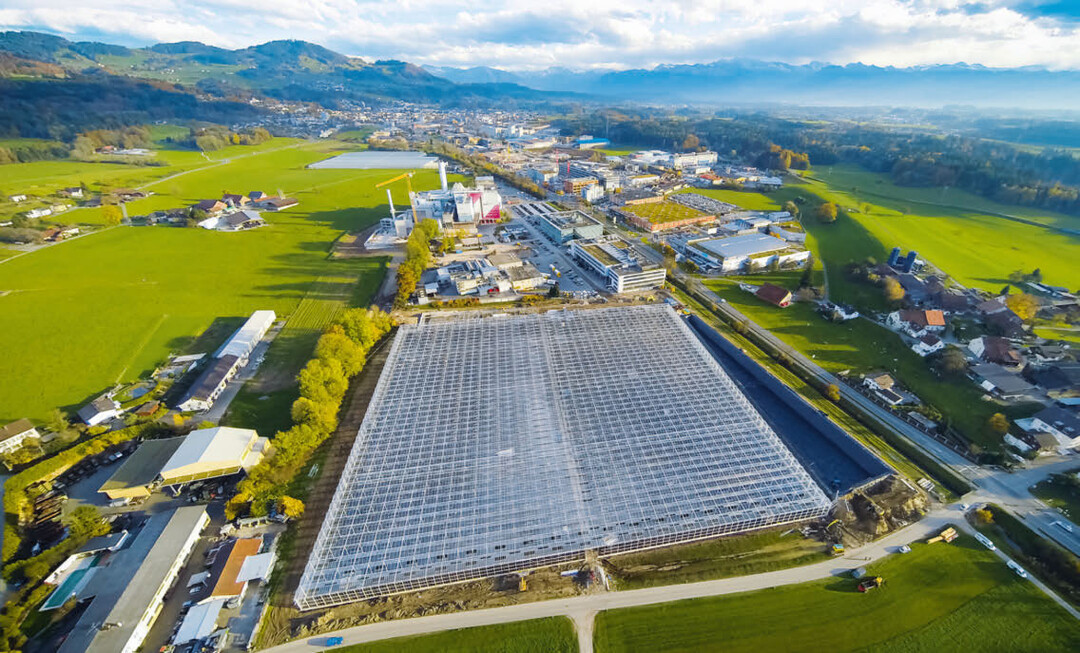 Mit warmem Wasser aus der Abwärme der nahe gelegenen Müllverbrennungsanlage wird das neue Gewächshaus beheizt. In den älteren Häusern wird in Erde angebaut, im 2015 fertiggestellten neuen Haus dagegen in Kokossubstrat