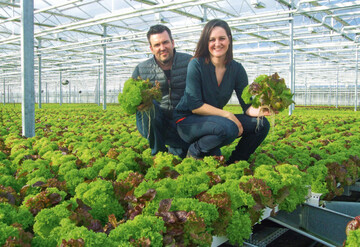 Fr Eva und Jochen Haubner stand fest: Entweder wir gehen einen neuen Weg oder wir hren in zehn Jahren auf. Sie entwickelten ihr Spezialprodukt Hydrosalat.