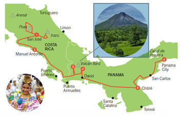Costa Rica & Panama vom 1. bis 12. Januar 2016