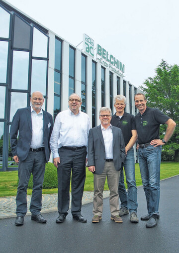 Fachberater Daniel Rieger, Firmengrnder Dirk Putteman, Vertriebsleiter Deutschland Dr. Stefan Conrad, Fachberater Henning Bergmann und Marketingleiter Deutschland & sterreich Jrgen Scholz