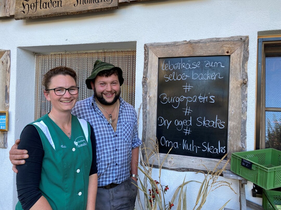 Heidi und Florian Seidl
sind Fleischexperten
und voller Ideen
fr Produktion und
Produkte.  
