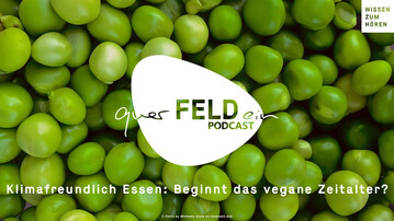 In der zehnten querFELDein-Podcastfolge geht es um klimafreundliche Eiweiversorgung aus der Perspektive der Ernhrung sowie der Landwirtschaft. 