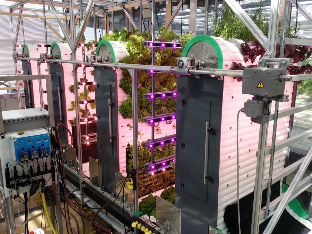 Die Vertical Farming-Anlage OrbiPlant am Fraunhofer IME.
