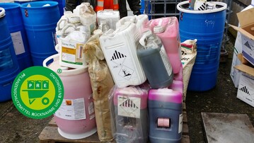 PRE entsorgt unbrauchbare Pflanzenschutzmittel und Agrarchemikalien. 