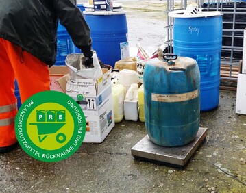 Das PRE-System ist ein umfassende Lsung zur sicheren Entsorgung von Agrarchemikalien.
