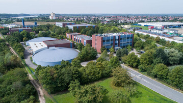 Die Rheinwasseraufbereitungsanlage in Biebesheim.