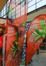 Neue Erdbeerbanner „Endlich wieder
unsere Zeit“ (Aseo)