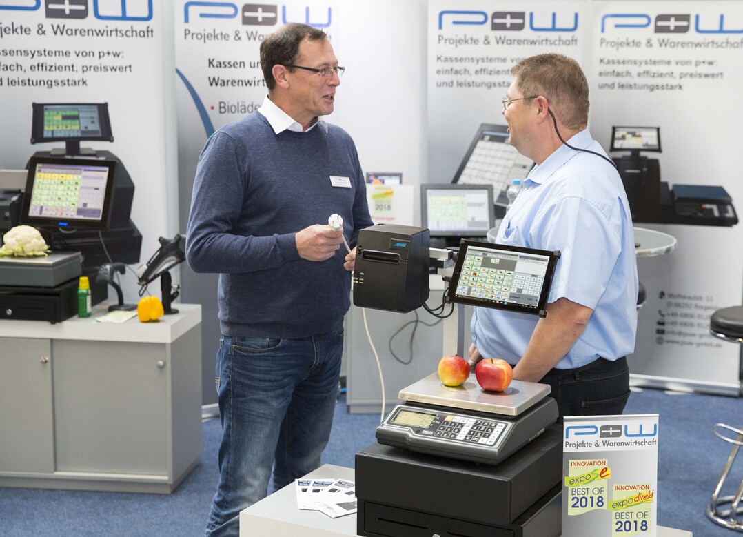 Mobiles Tablet/PAD Kassensystem mit Waage von p+w Projekte & Warenwirtschaft Eckhardt.
